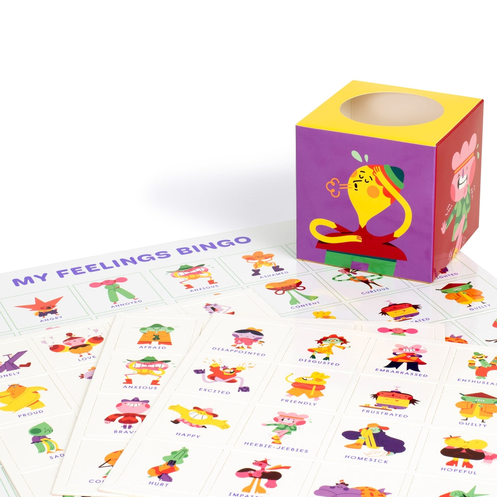 My Feelings Bingo by Emily Midouhas, Bee Grandinetti