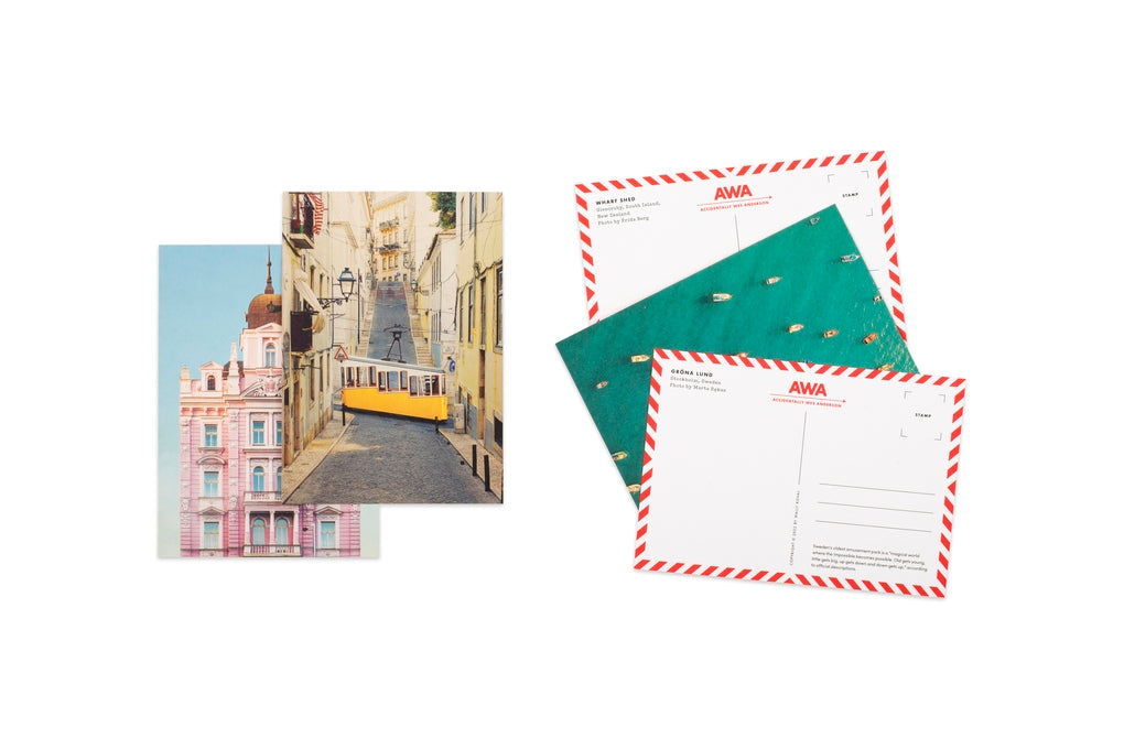 Accidentally Wes Anderson Postcards by Wally Koval