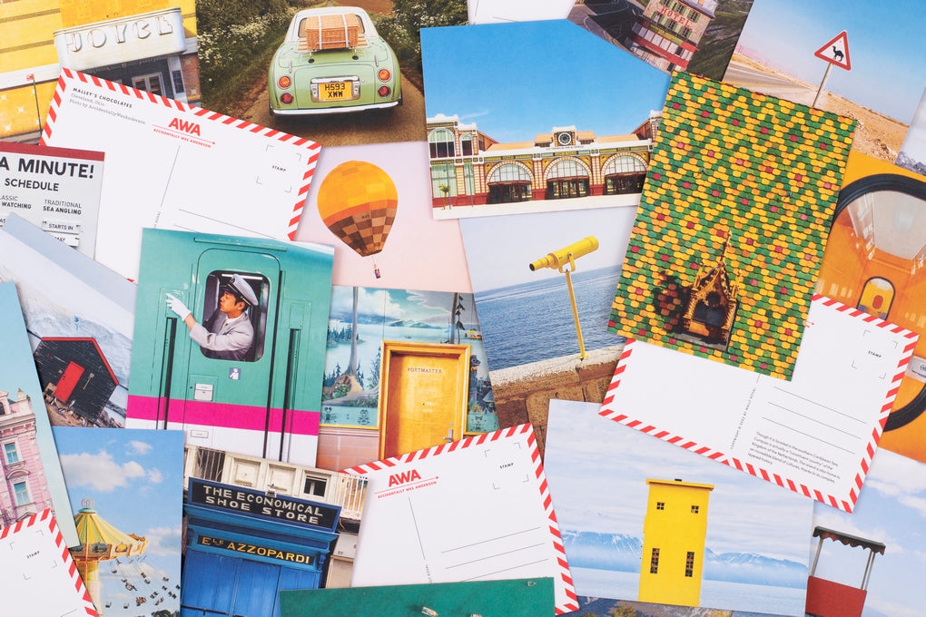 Accidentally Wes Anderson Postcards by Wally Koval