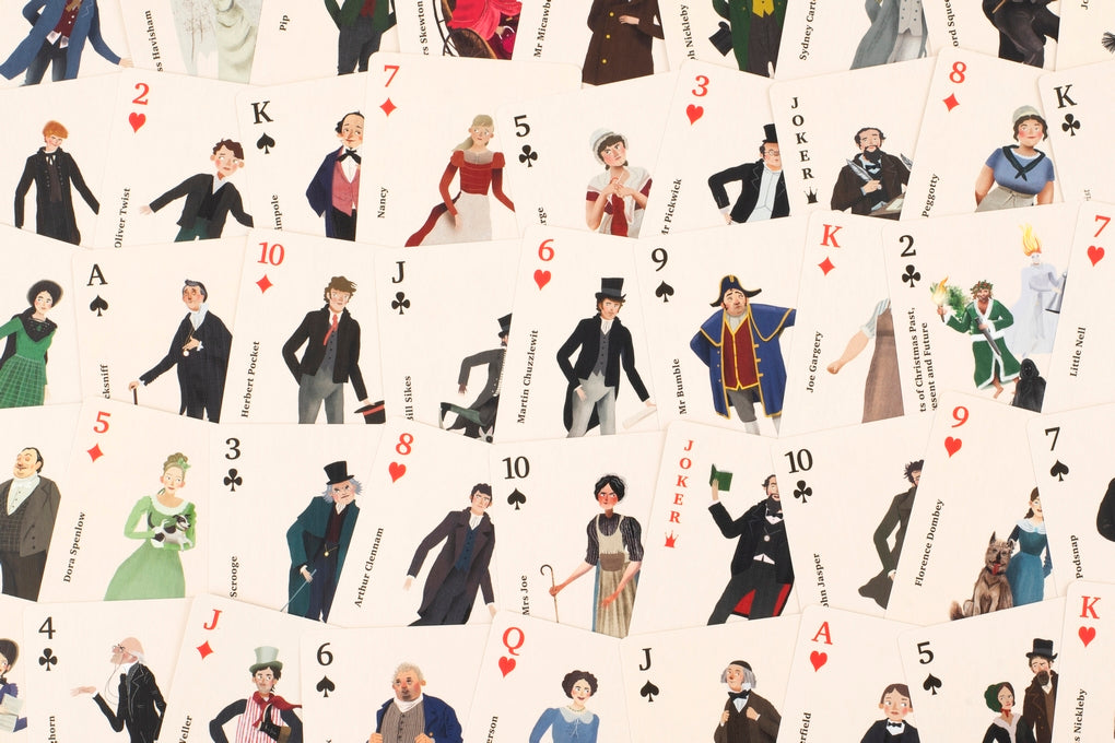 Charles Dickens Playing Cards by John Mullan, Barry Falls