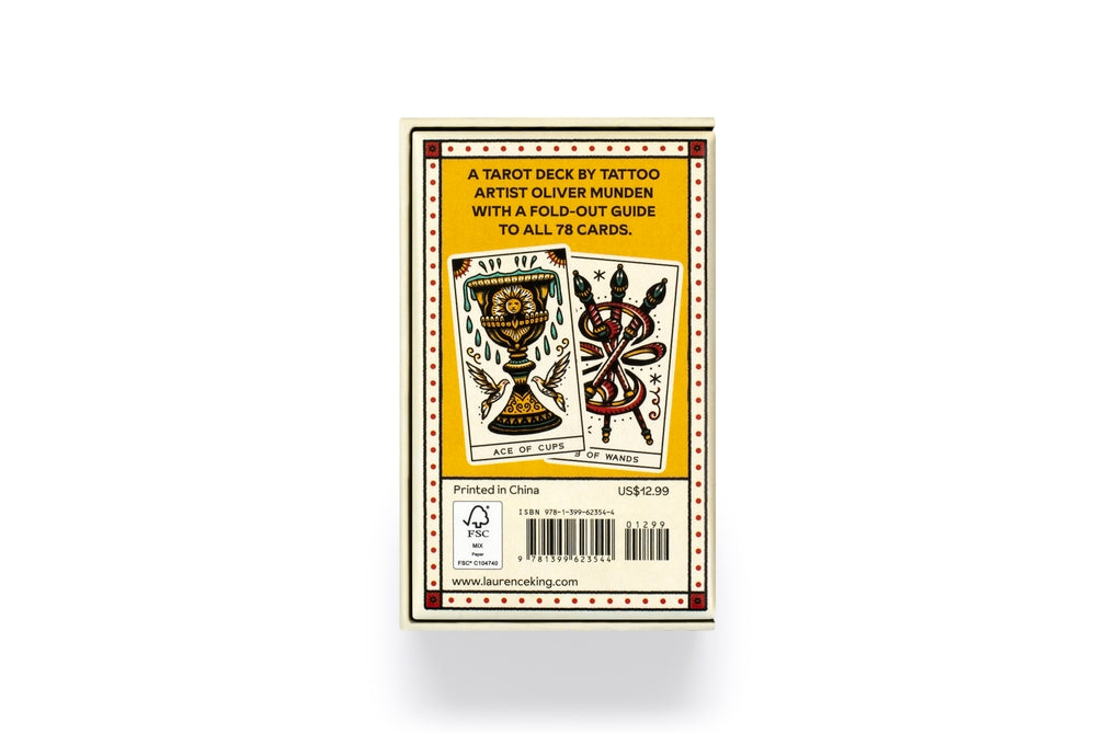 Tattoo Tarot (Mini Deck) by Diana McMahon Collis, Oliver Munden