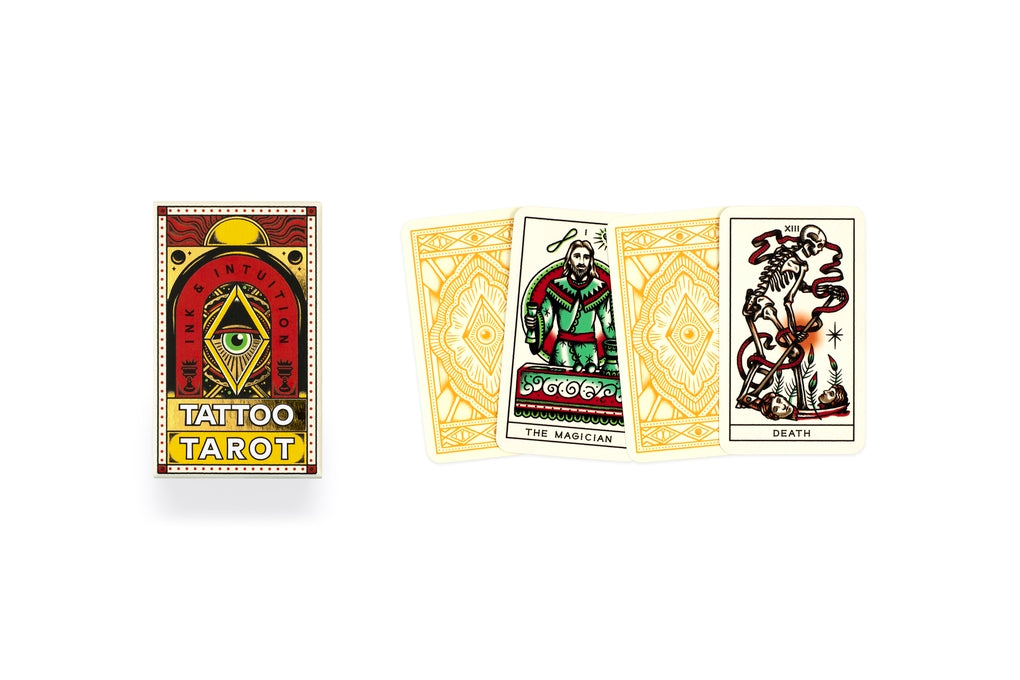 Tattoo Tarot (Mini Deck) by Diana McMahon Collis, Oliver Munden