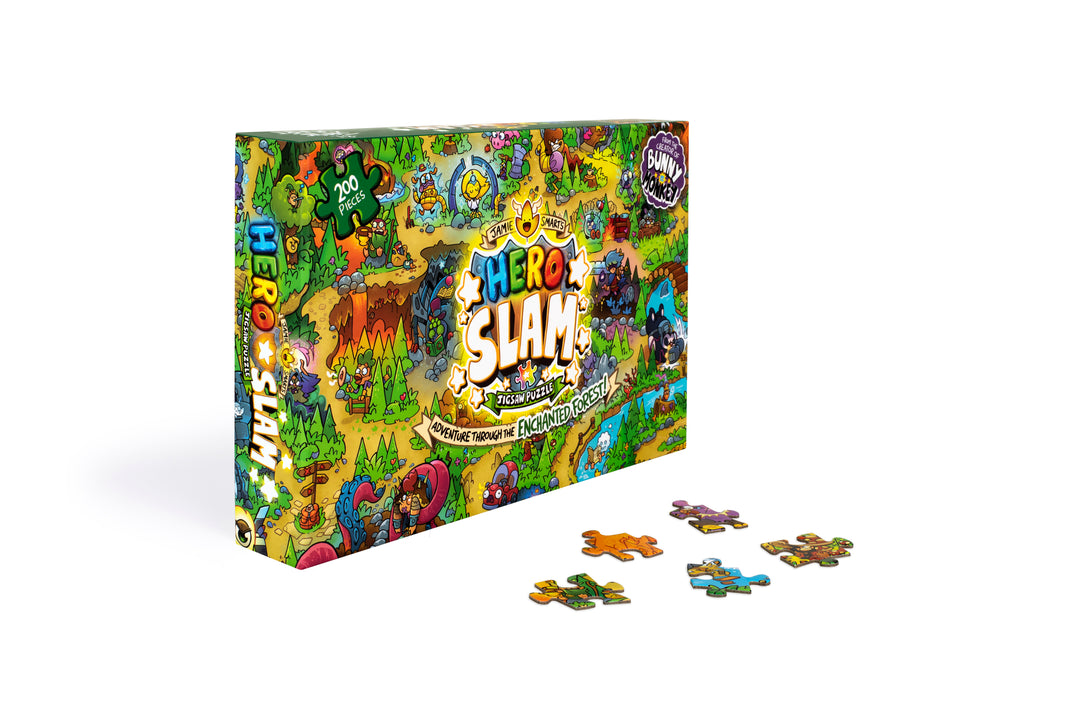 Jamie Smart’s Hero Slam Jigsaw Puzzle: 200 pieces