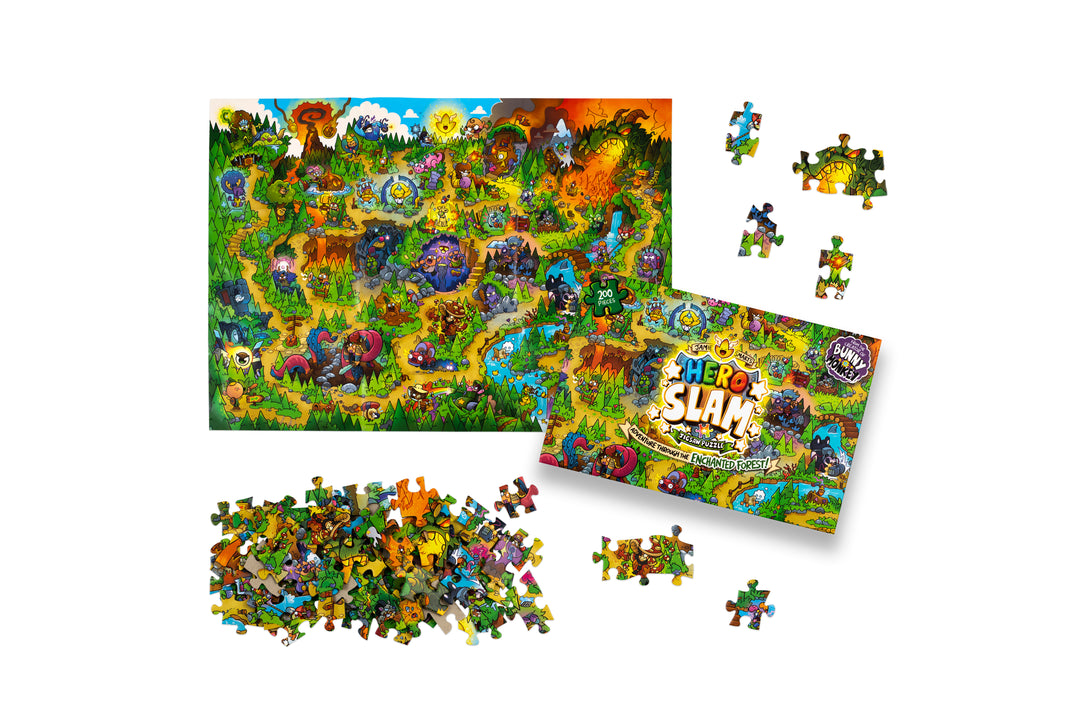 Jamie Smart’s Hero Slam Jigsaw Puzzle: 200 pieces