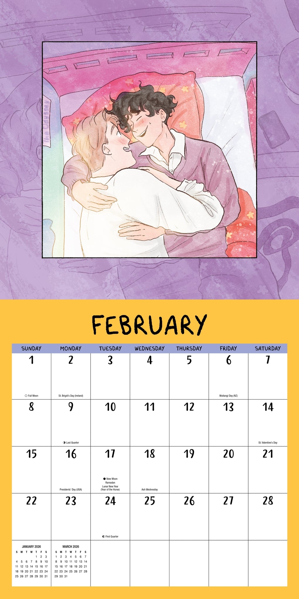 The Heartstopper 2026 Calendar by Alice Oseman