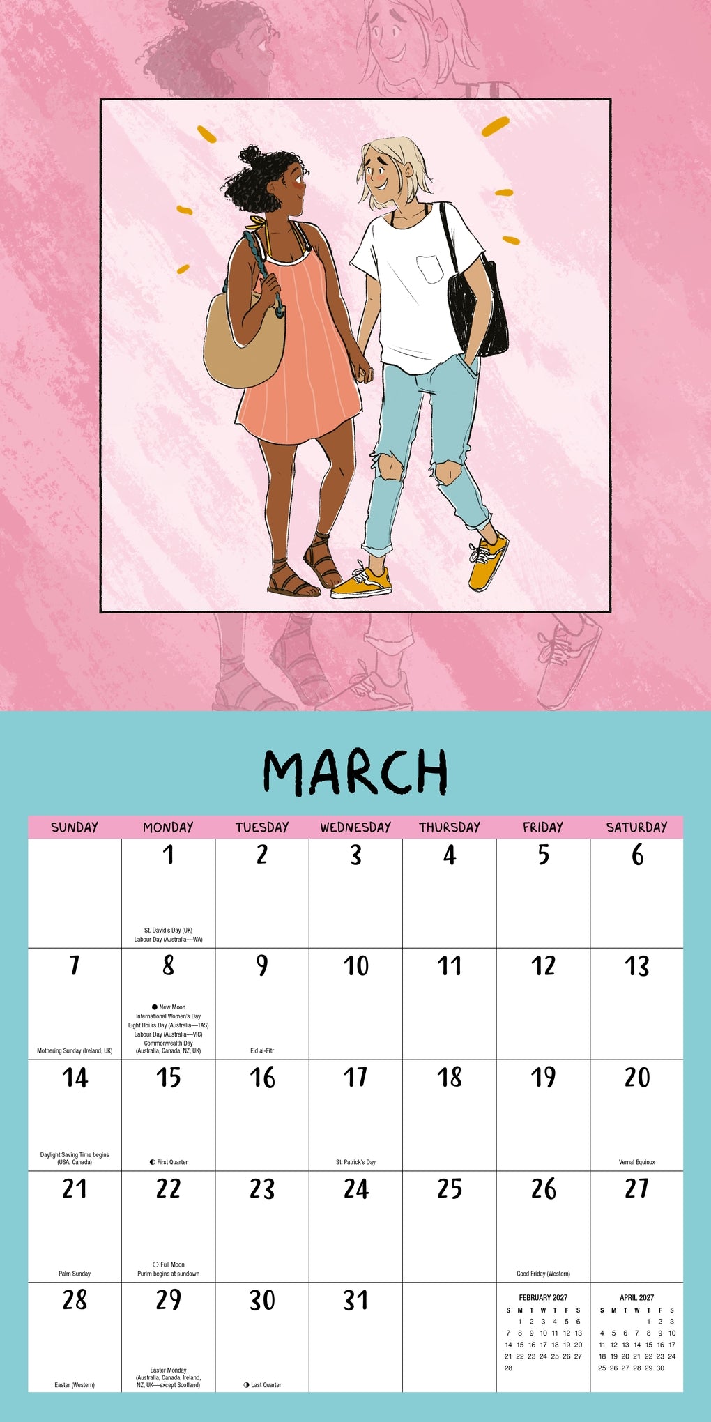 The Heartstopper 2027 Calendar by Alice Oseman