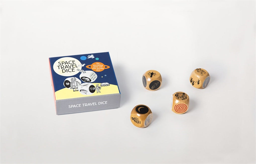 Space Travel Dice by Hannah Waldron