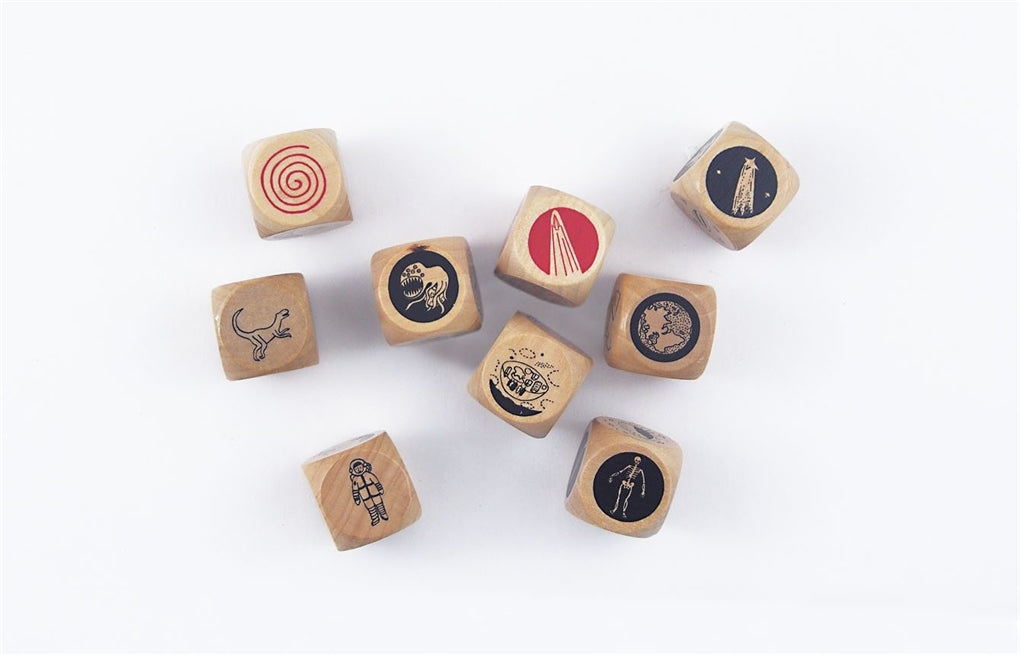 Space Travel Dice by Hannah Waldron