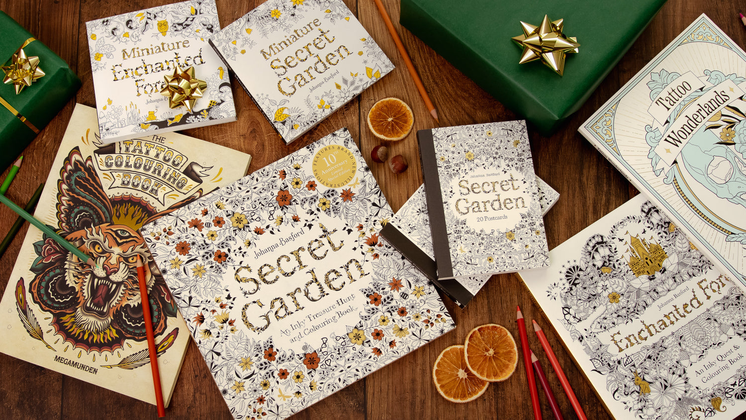 Colouring Christmas Picks