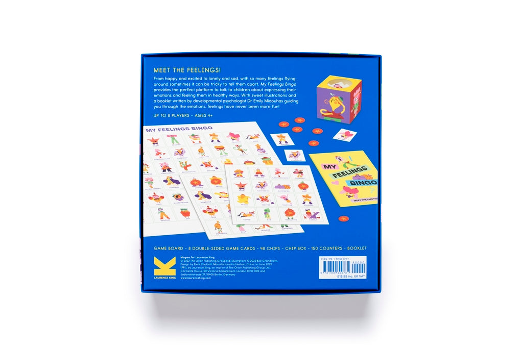 My Feelings Bingo by Emily Midouhas, Bee Grandinetti