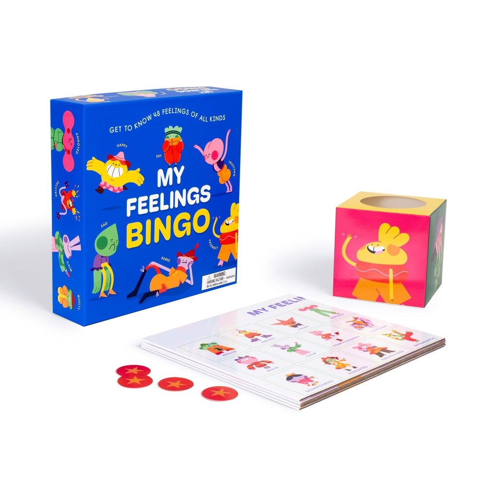 My Feelings Bingo by Emily Midouhas, Bee Grandinetti