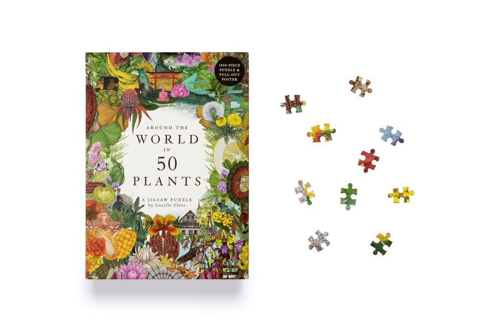 Around the World in 50 Plants by Jonathan Drori, Lucille Clerc