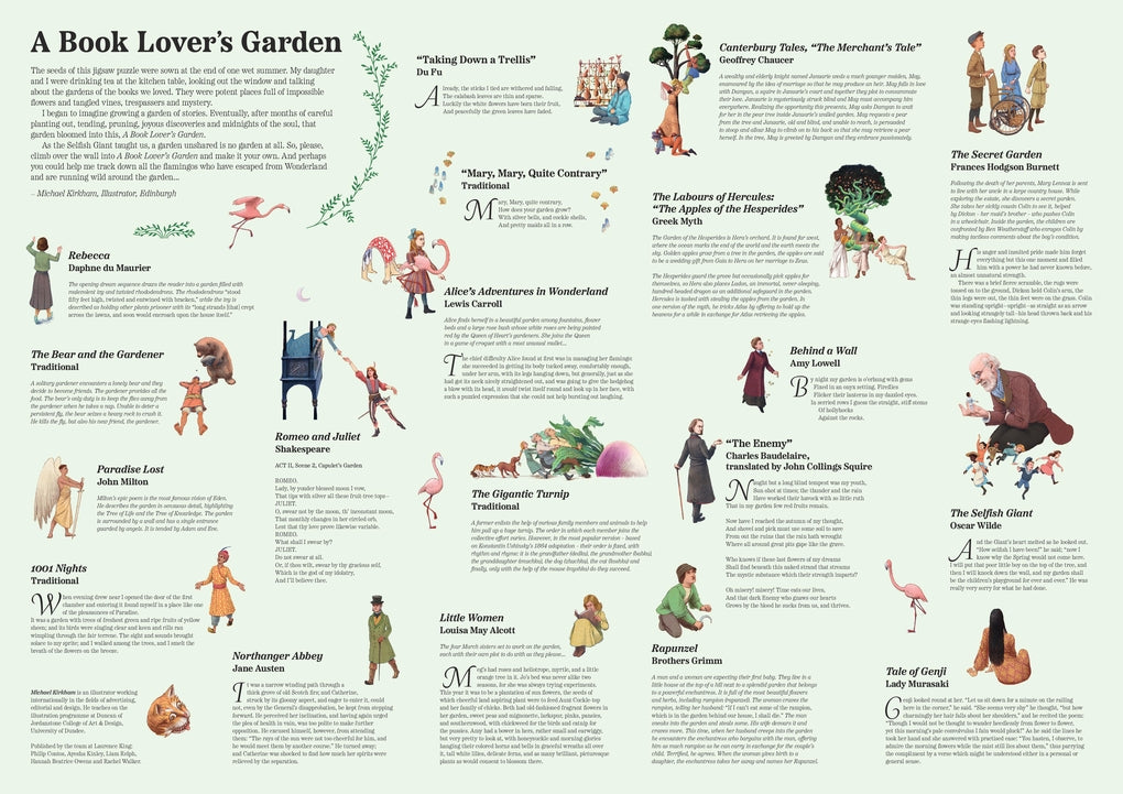 A Book Lover's Garden by Michael Kirkham