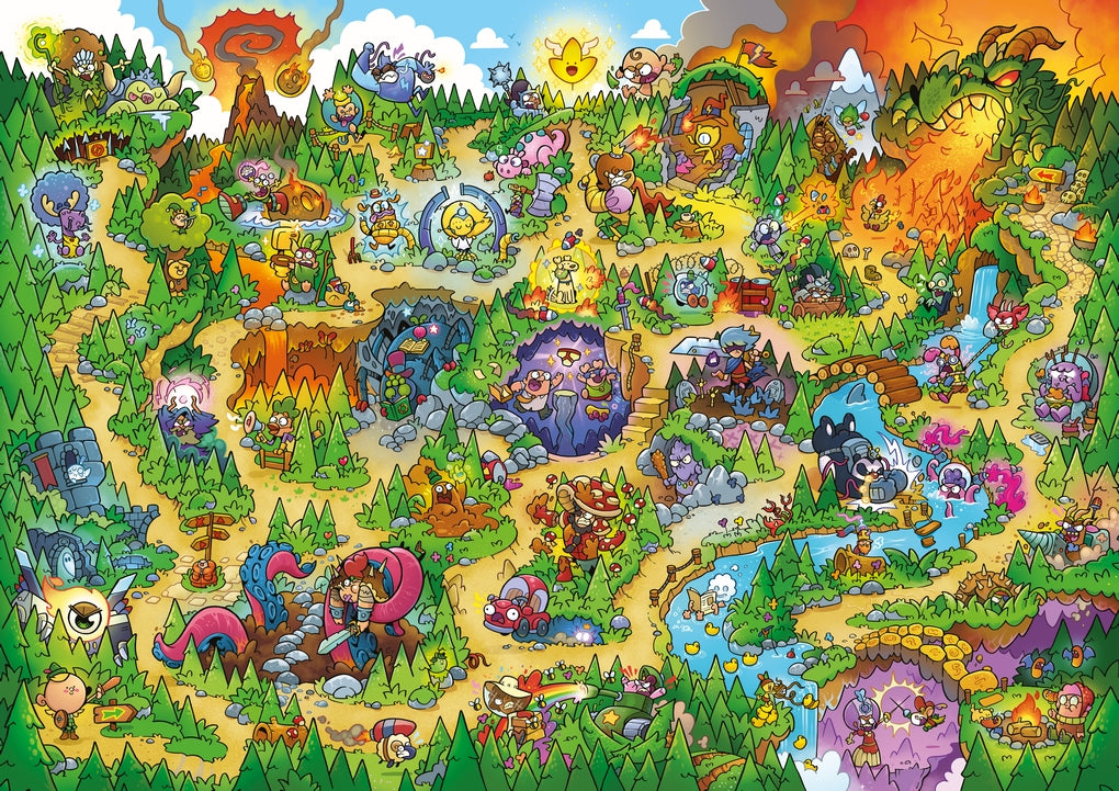 Jamie Smart’s Hero Slam Jigsaw Puzzle by Jamie Smart, Jamie Smart