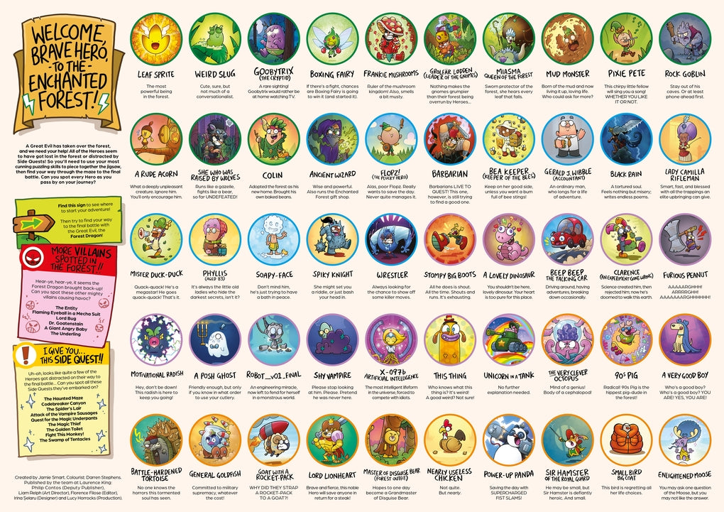 Jamie Smart’s Hero Slam Jigsaw Puzzle by Jamie Smart, Jamie Smart