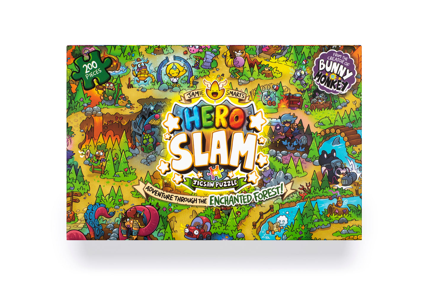 Jamie Smart’s Hero Slam Jigsaw Puzzle: 200 pieces