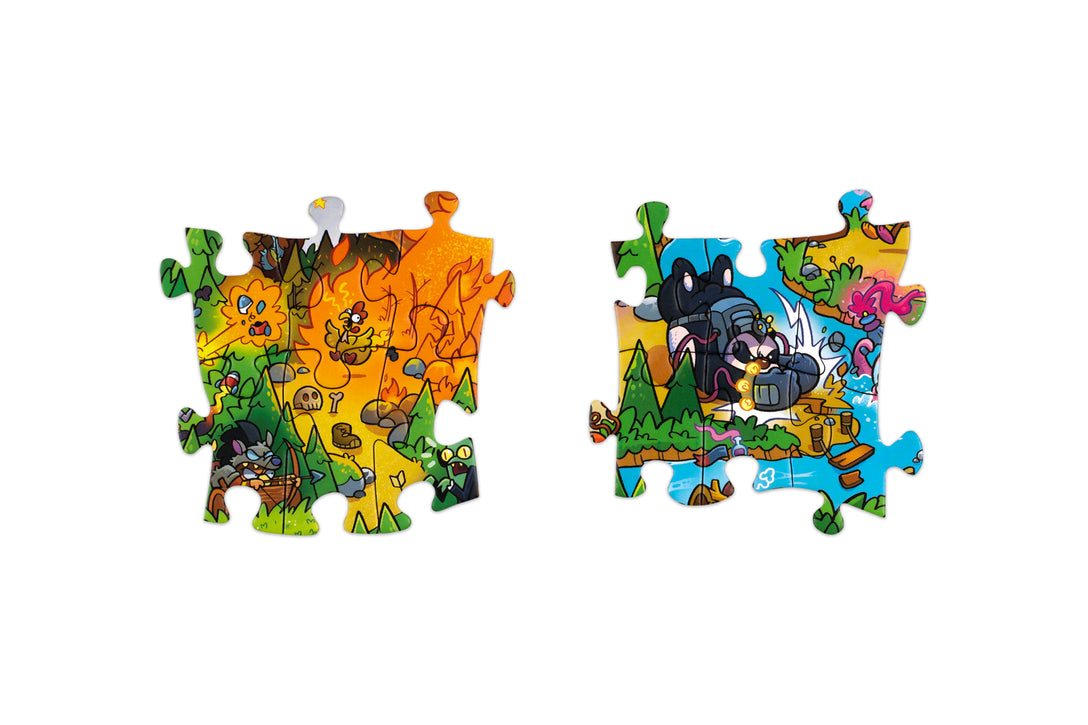 Jamie Smart’s Hero Slam Jigsaw Puzzle: 200 pieces