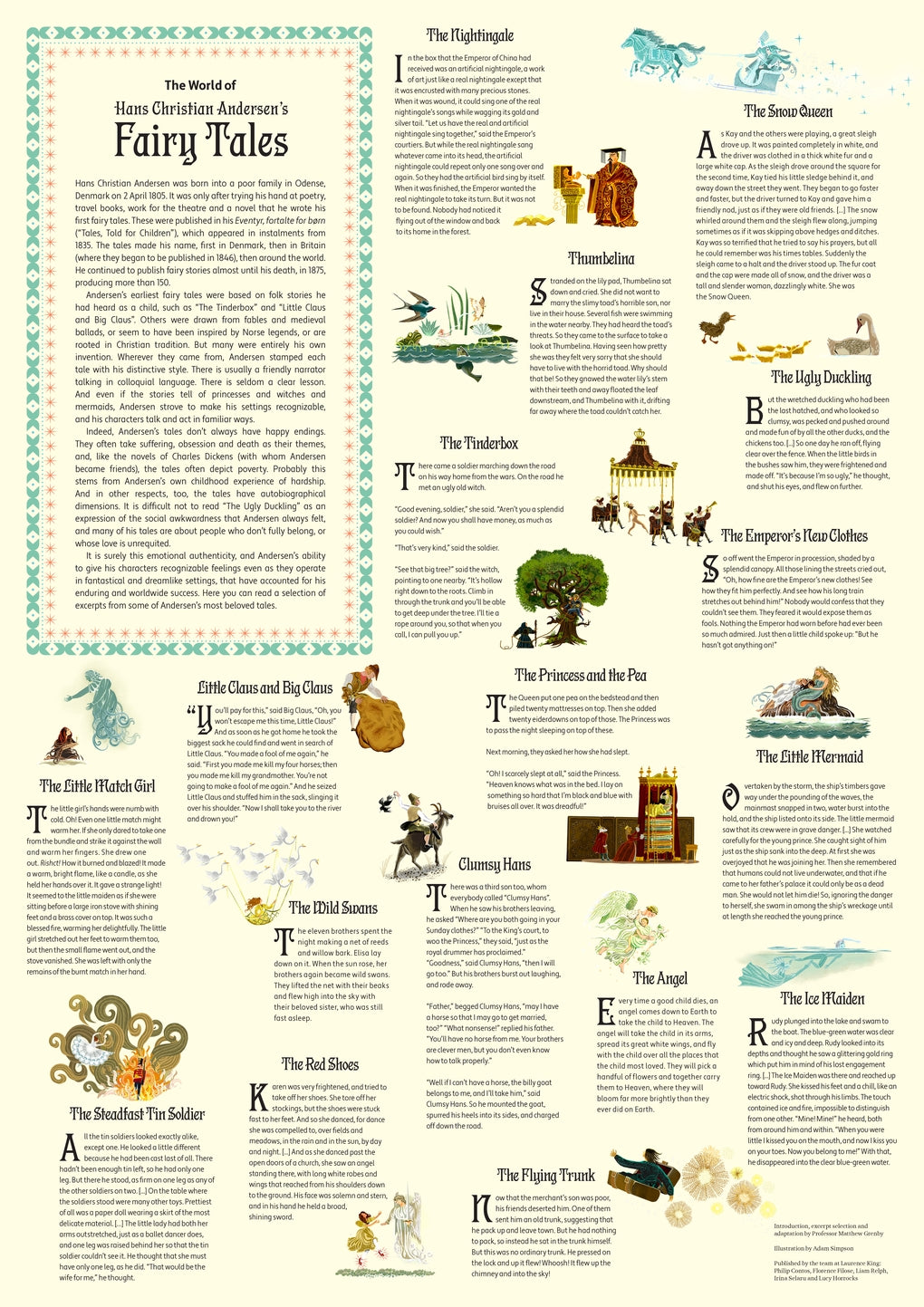 The World of Hans Christian Andersen's Fairy Tales by Adam Simpson, Matthew Grenby