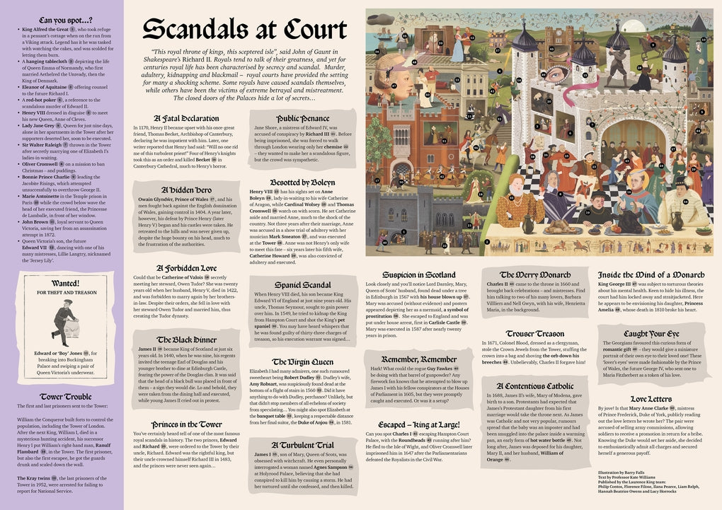 The World of Scandals at Court by Barry Falls, Barry Falls