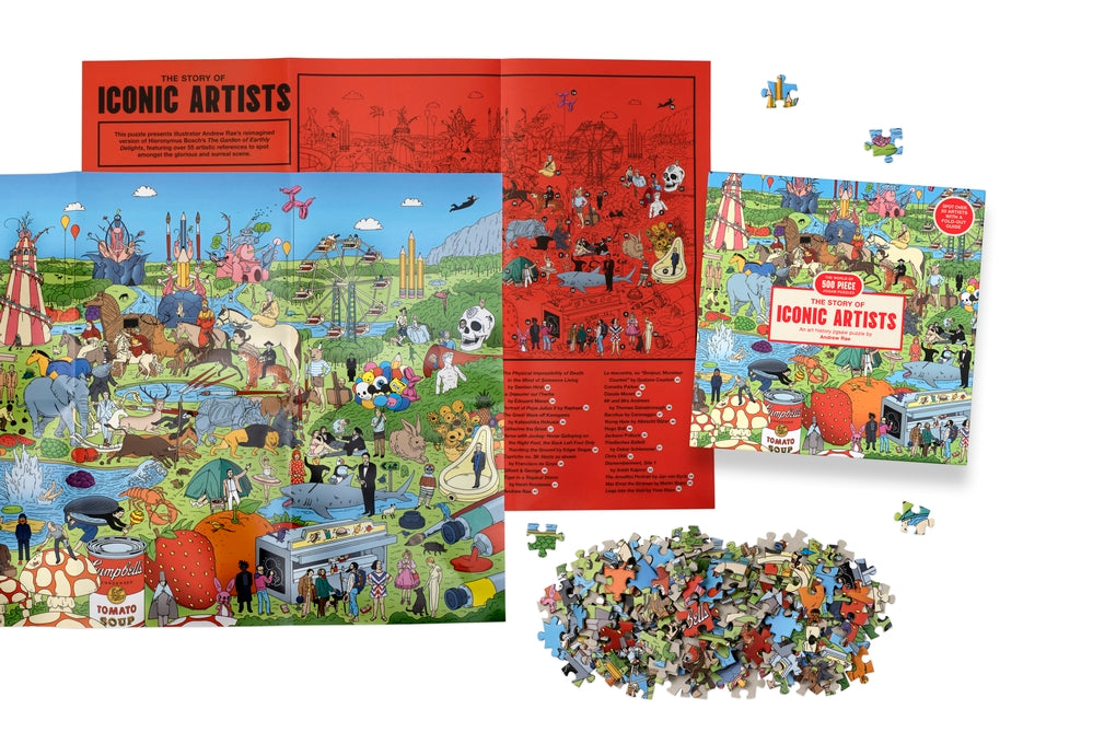 The Story of Iconic Artists 500 pieces by Laurence King Publishing