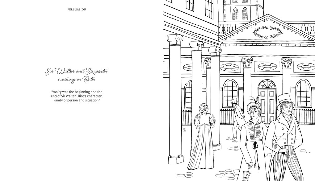 The World of Jane Austen Colouring Book by Eleanor Taylor, Eleanor Taylor