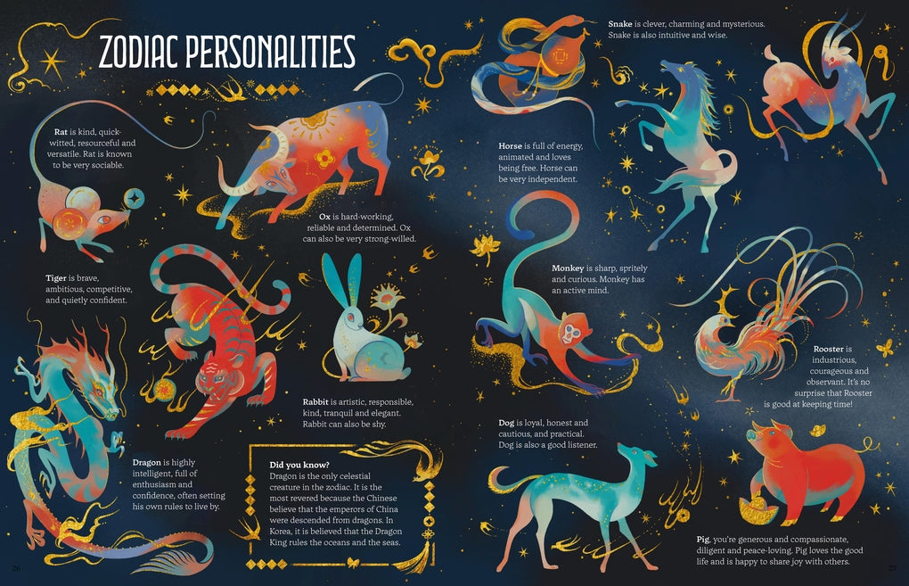 Legendary Creatures of the Chinese Zodiac by Eva Wong Nava, Iris Lei