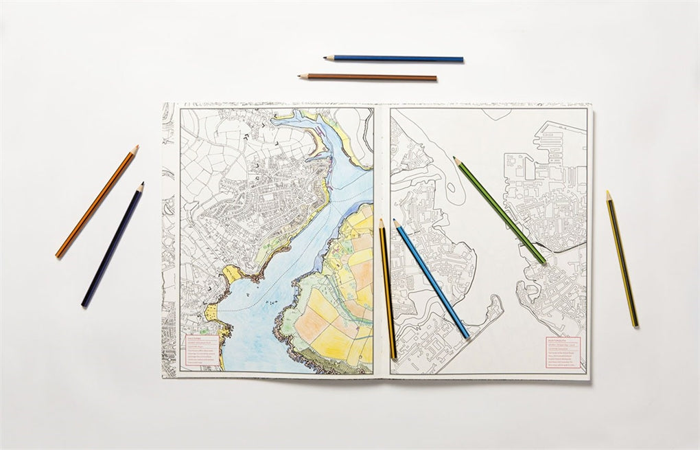 The Great British Colouring Map by Ordnance Survey