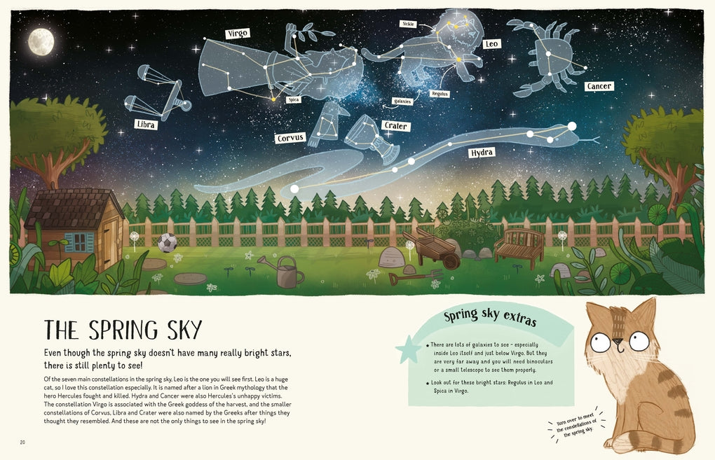 A Cat's Guide to the Night Sky by Stuart Atkinson, Brendan Kearney