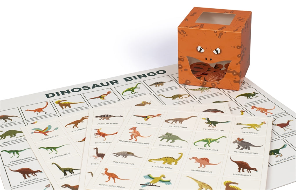 Dinosaur Bingo by Caroline Selmes, Laurence King Publishing