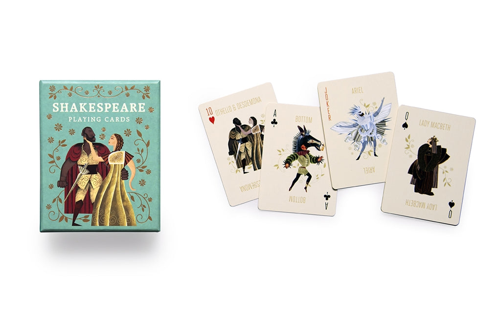 Shakespeare Playing Cards by Leander Deeny