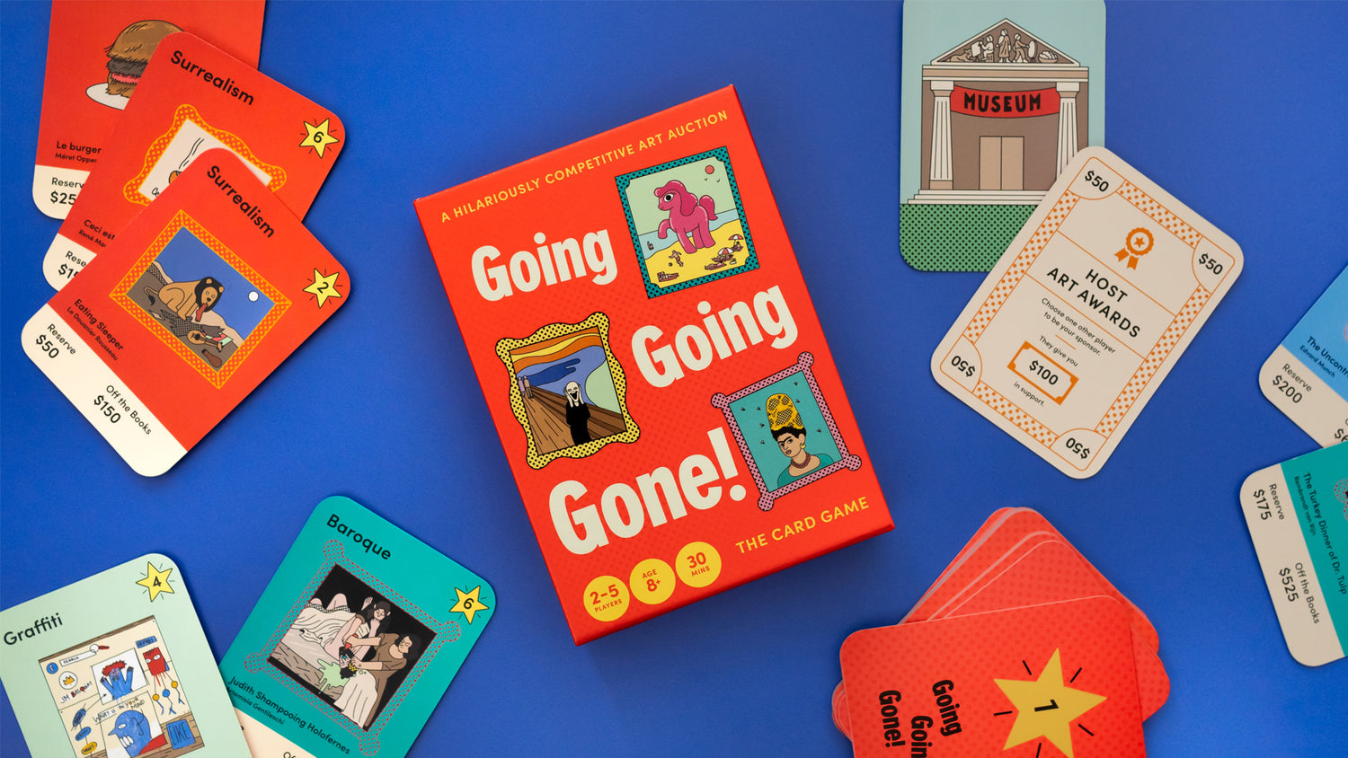 Going Going Gone! the Card Game - How to Play