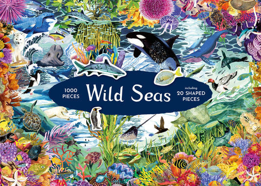 Wild Seas Jigsaw by Helen Scales