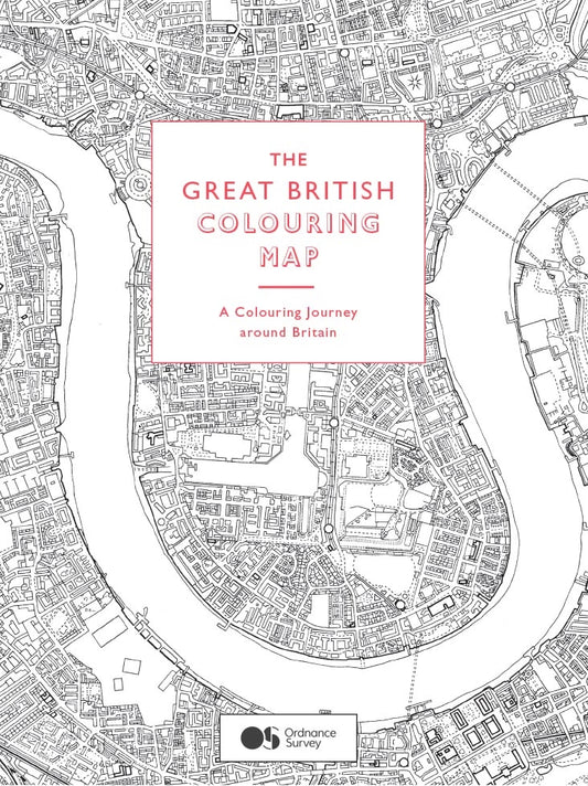 The Great British Colouring Map by Ordnance Survey