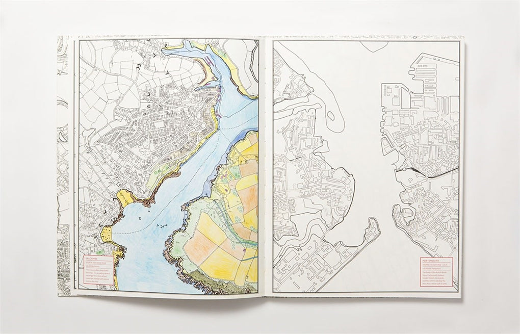 The Great British Colouring Map by Ordnance Survey