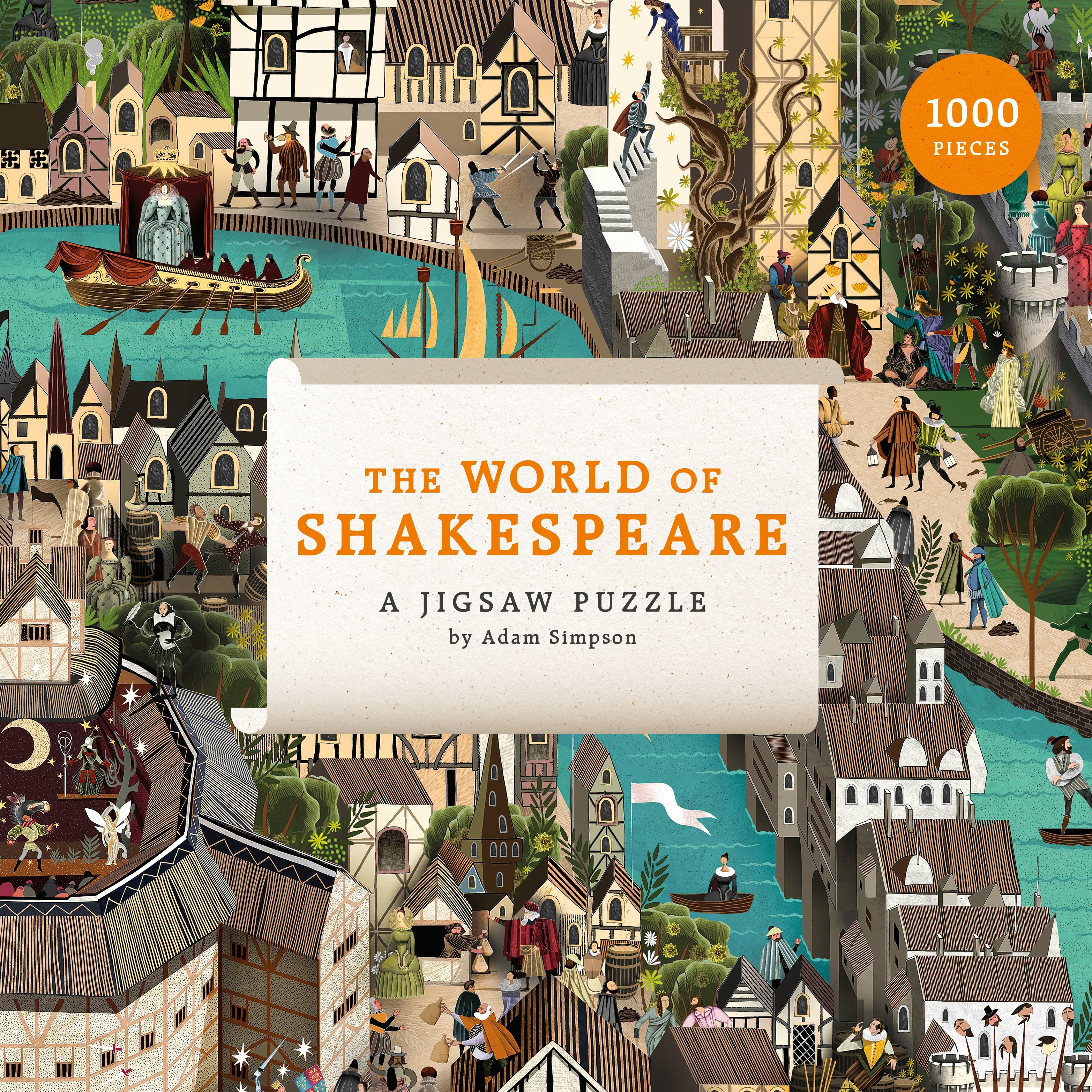 The World of Shakespeare 1000 Piece Puzzle: 1000 Piece Jigsaw Puzz The World of Shakespeare 1000 piece Jigsaw Puzzle